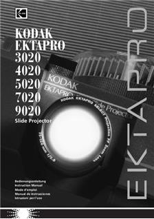 Kodak Ektapro 3020 manual. Camera Instructions.